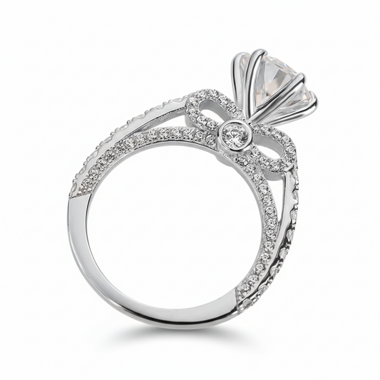 Sparkling Bow Ring